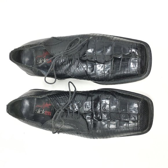 Slick Exotica Oxfords Shoes Size 8 Hornback Lizard